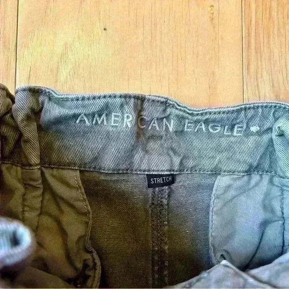 American Eagle Waist Tie Mom Shorts Size 6 - Picture 2 of 6